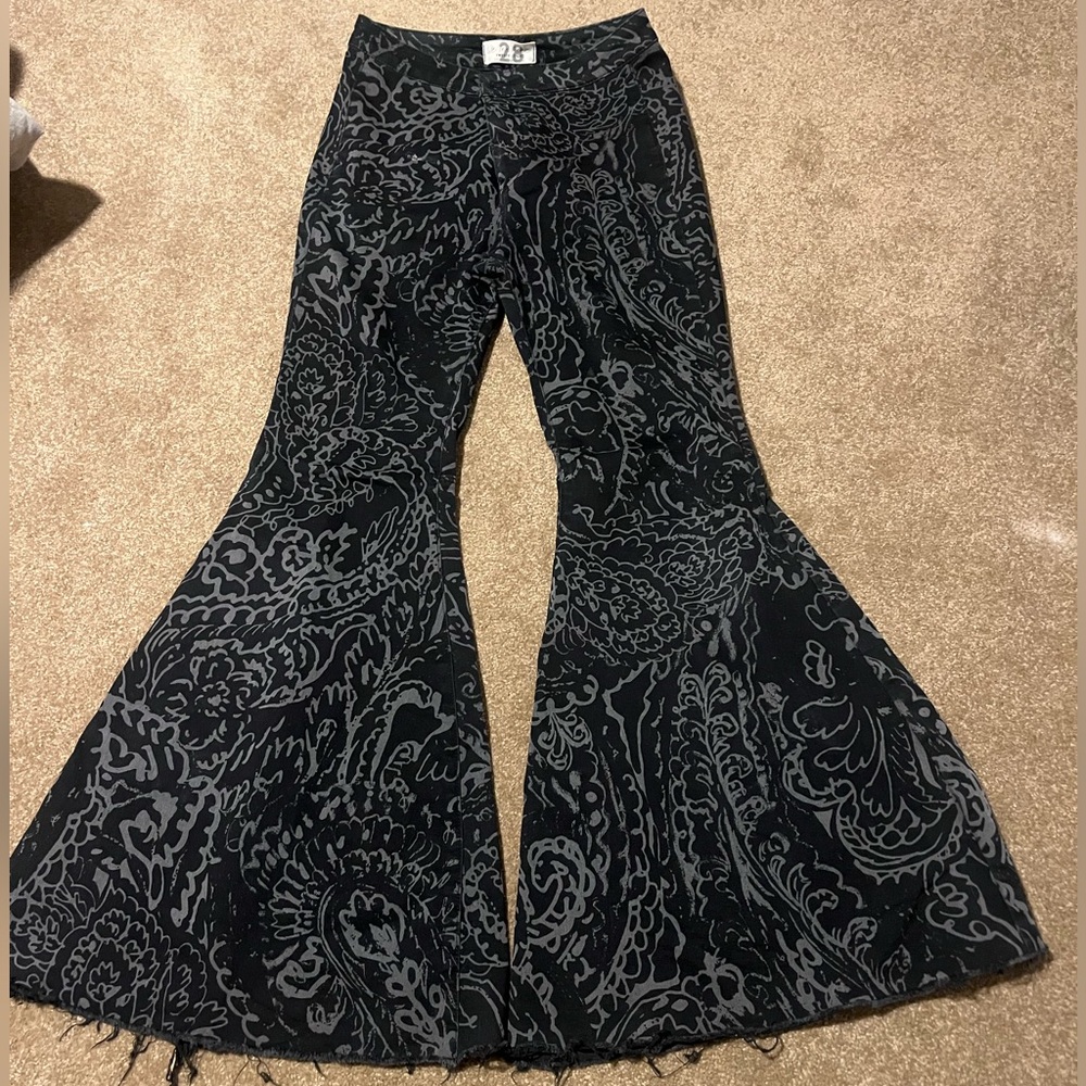 Free People Super flare bell bottoms
